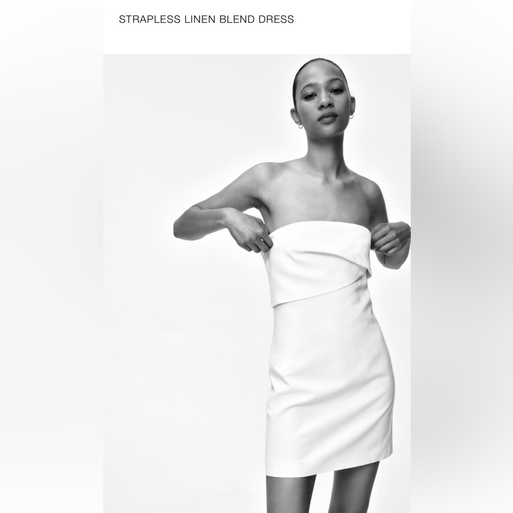 Zara Linen Blend Dress